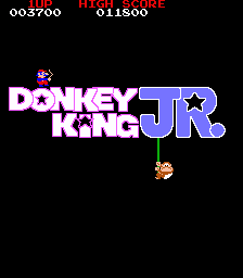 Donkey King Jr. Title Screen
